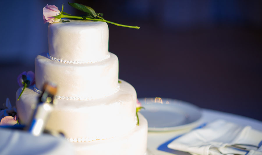 cake wedding santorini